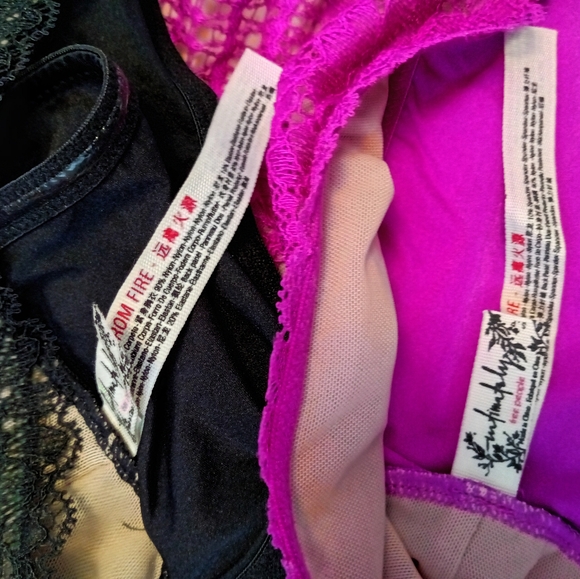 Free People Bandeau Bra Scalloped Lace - Picture 3 of 4